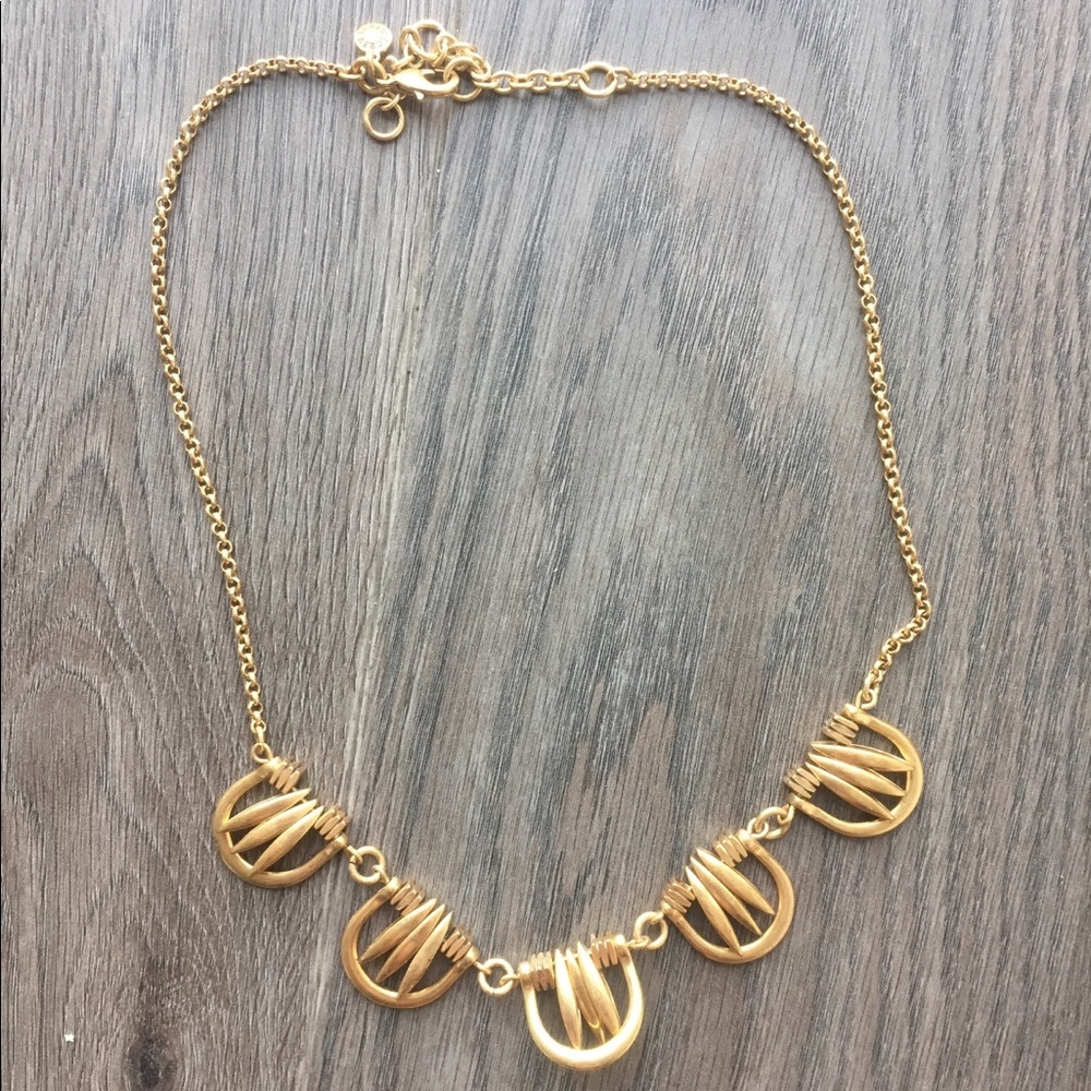JCrew Gold Statement Necklace